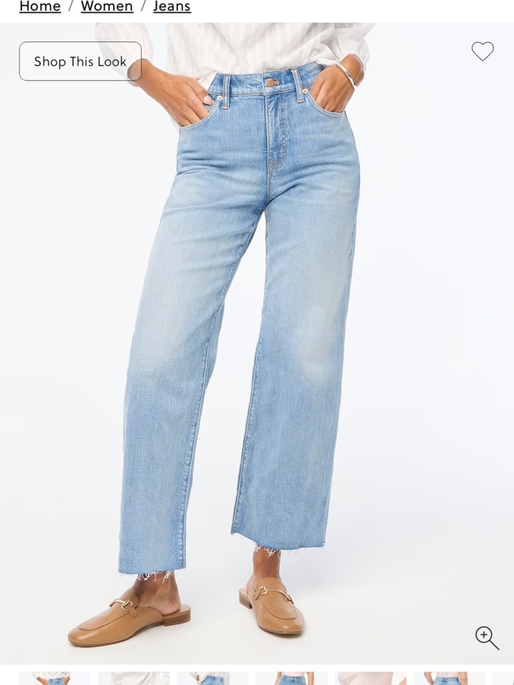 J. Crew Light Blue Straight-Leg Jeans
